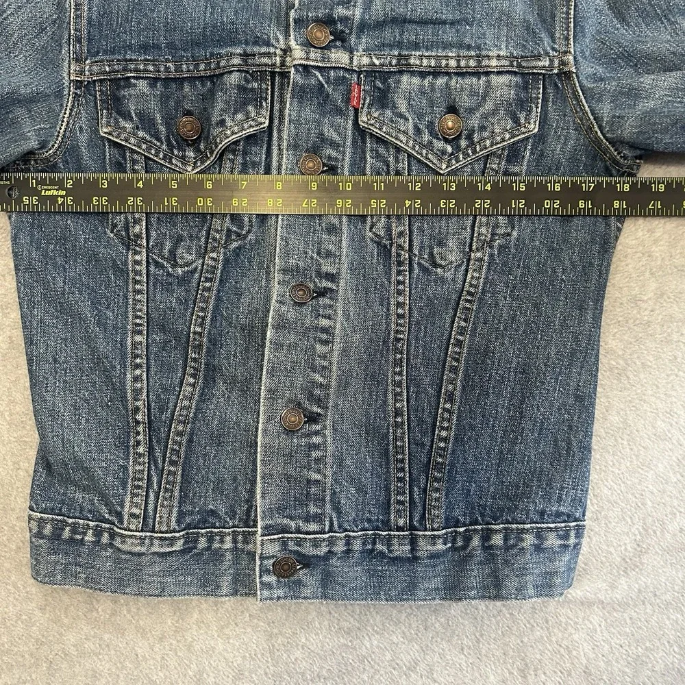 Vintage Levis Jacket Mens Small Type 3 Denim Trucker Made In USA 80s